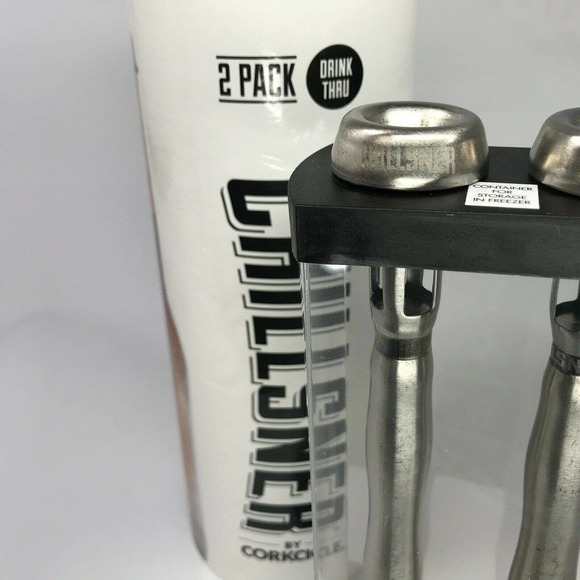 Chillsner by Corkcicle 2 Pack Beer Bottle Chillers Tailgate Barbecue Summertime - Picture 4 of 6